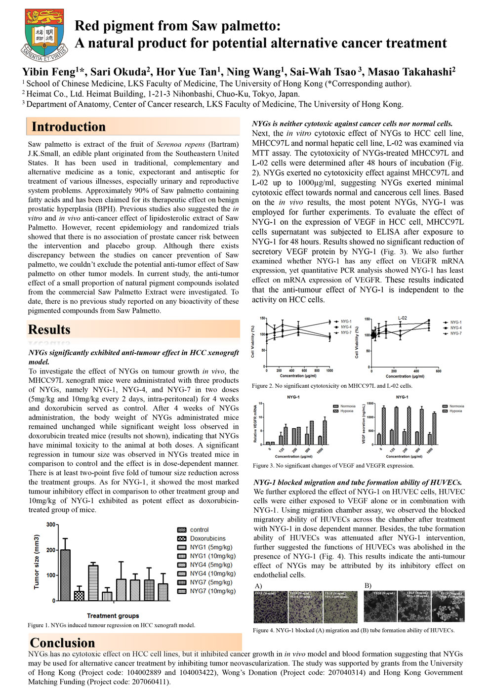 A red pigment derivative of Saw palmetto in angiogenesis inhibition