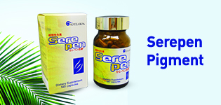 A supplement contains Serepen Pigment that is from Saw Palmetto having anti-angiogenesis function by Heilat Co., Ltd in Japan