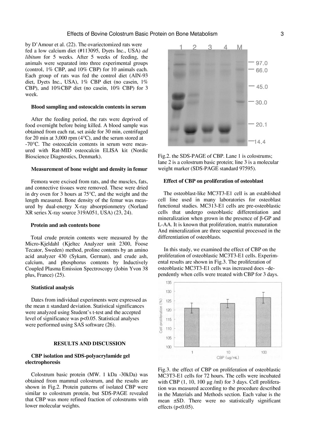 CBP increased Osteoblast Proliferation and Bone Metabolism P3