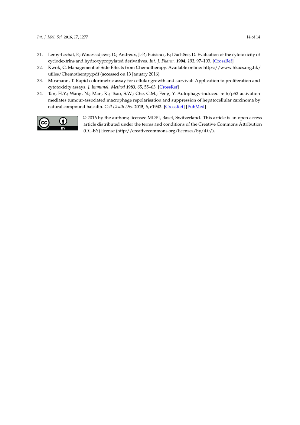 Potential of Pigment from Saw Palmetto for Adjuvant Therapy of Hepatocellular Carcinoma P14