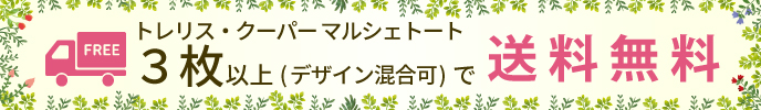 トレリスクーパーマルシェトートは3枚以上のお買い上げで送料無料です。